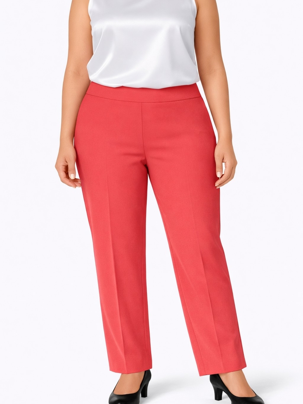 Talbots Chatham Coral Pink Pants Size 12